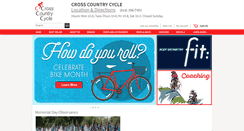 Desktop Screenshot of crosscountrycycle.com
