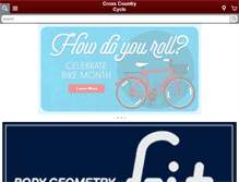 Tablet Screenshot of crosscountrycycle.com